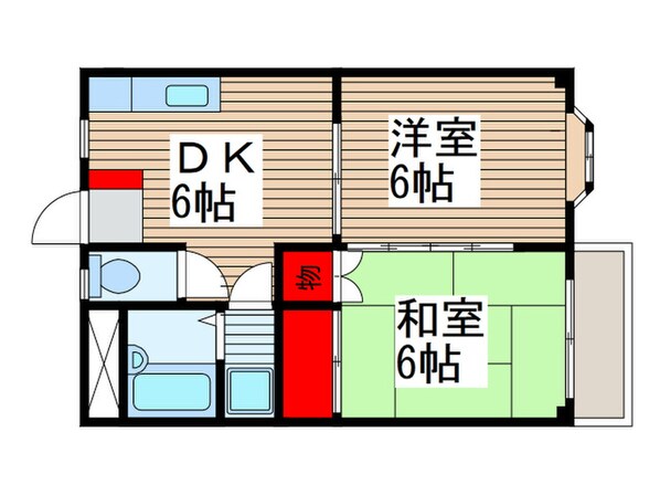 ハイム扇町屋の物件間取画像